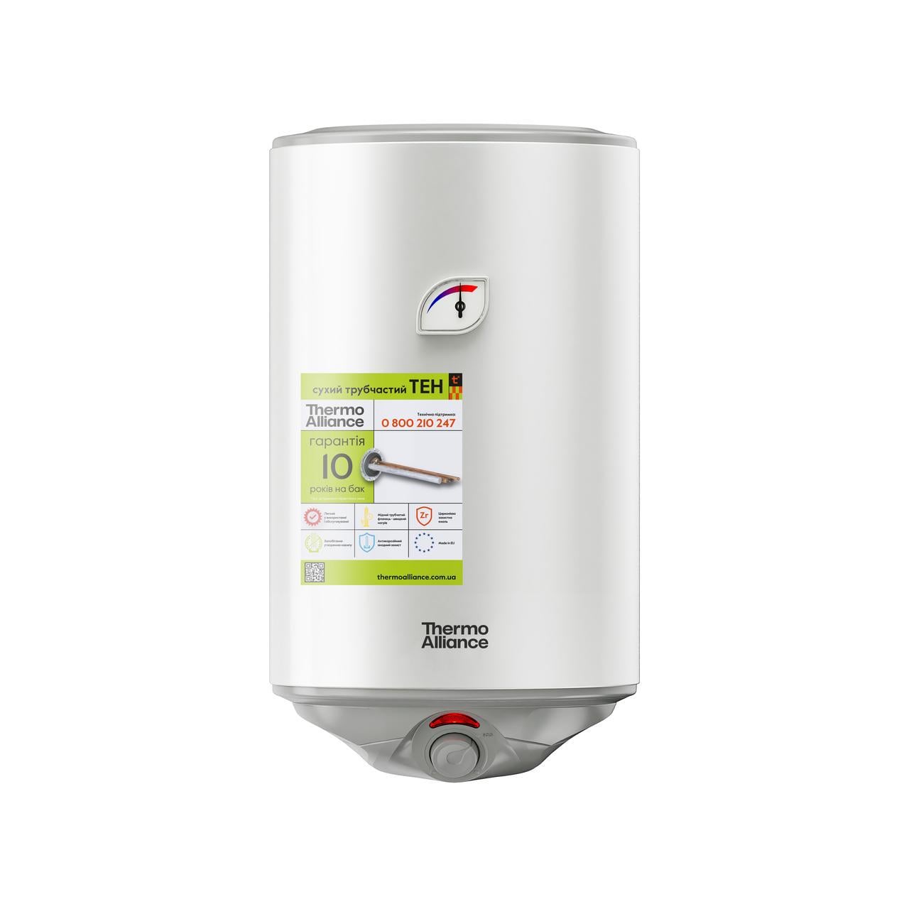 Водонагрівач електричний Thermo Alliance Spectra slim 30 л вертикальний сухий ТЕН 1,6 кВт d 360 мм Водонагрівач електричний Thermo Alliance Spectra slim 30 л вертикальний сухий ТЕН 1,6 кВт d 360 мм
