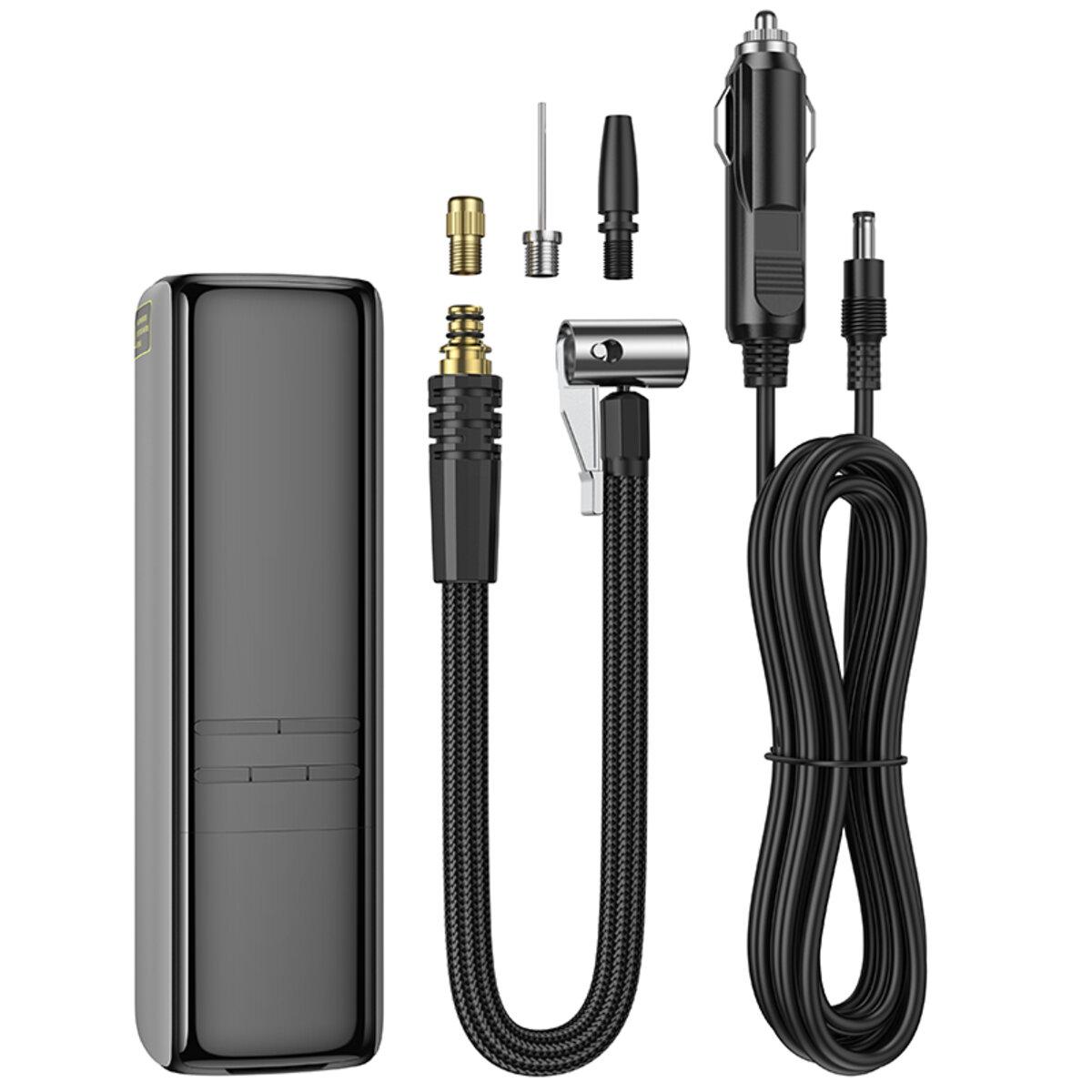 Насос автомобільний Borofone FC1 компрессор 160 PSI LED підсвічування Чорний (620014) - фото 5 Насос автомобільний Borofone FC1 компрессор 160 PSI LED підсвічування Чорний (620014) - фото 5