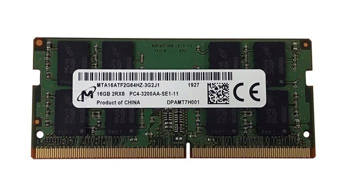 Пам'ять для ноутбуків Micron 16 GB DDR4 3200 MHz (MTA16ATF2G64HZ-3G2J1)