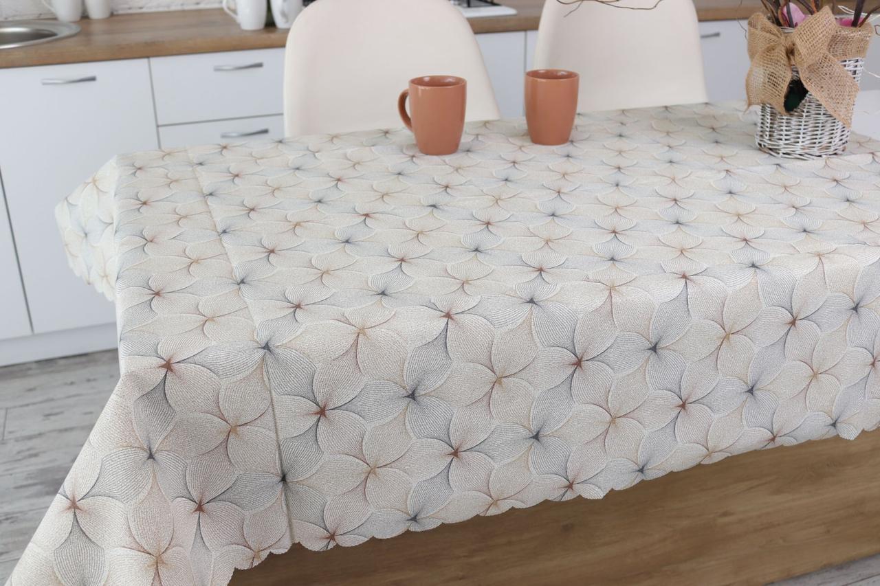 Скатертина з мереживом і принтом силіконова 110x140 см (2248982048)