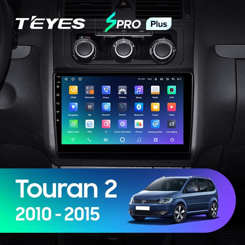 Автомагнітола штатна Teyes SPRO Plus для Volkswagen Touran 2 2010-2015 Android (1682114648) - фото 7