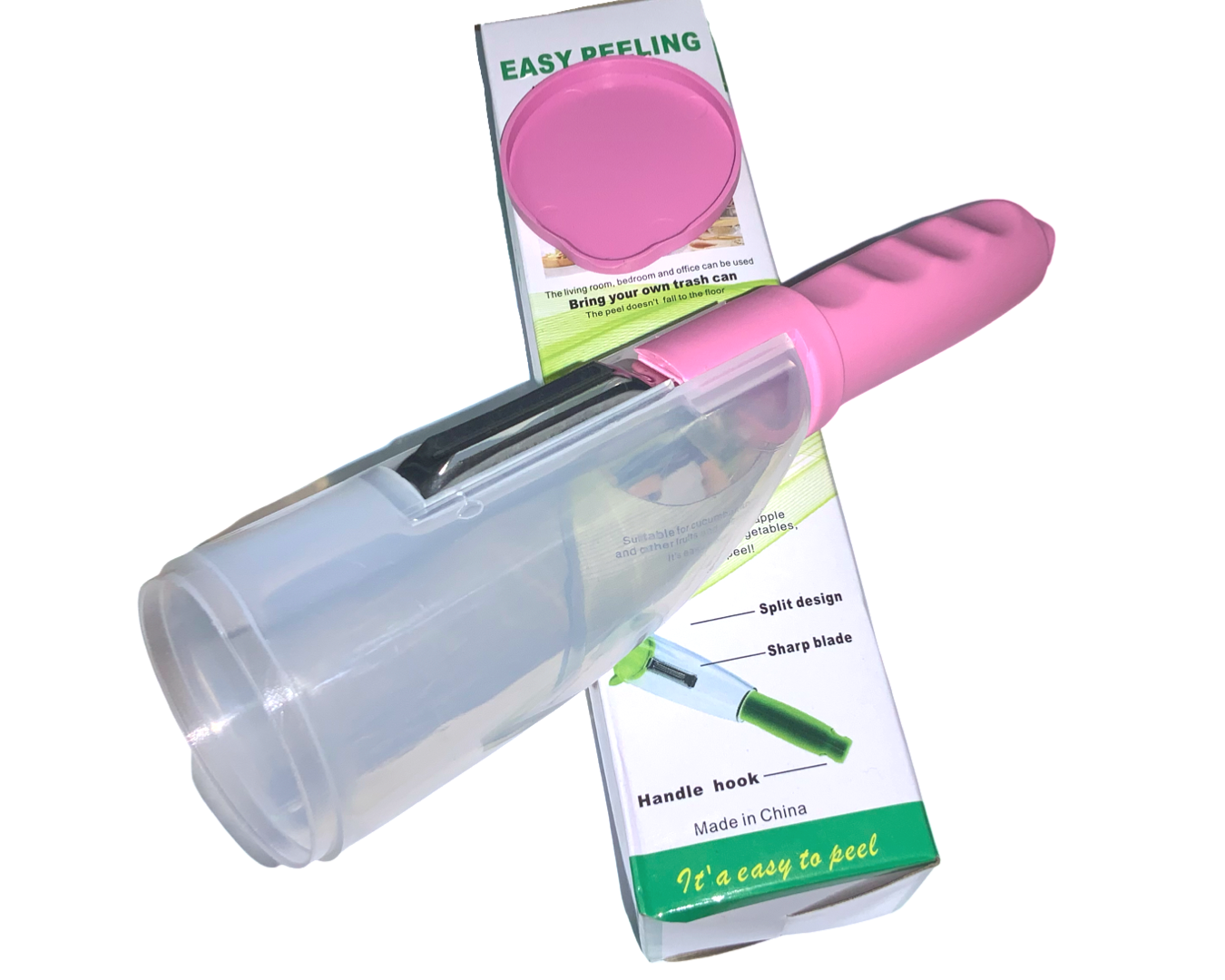 Овощечистка с контейнером пластмассовая 20х5 см - фото 2 Овощечистка с контейнером пластмассовая 20х5 см - фото 2