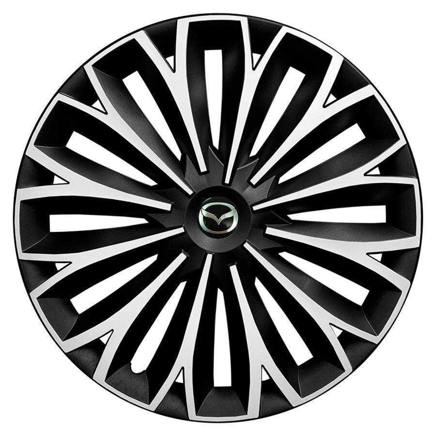 Комплект колпаков JAWOPLAST Sigma Duo R15 для Mazda 4 шт. Silver/Black (28434600)