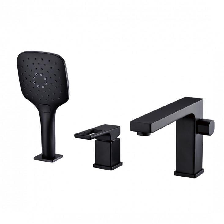 Смеситель для ванны на борт Gappo G1117-6 Черный (1041635)