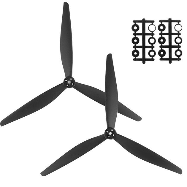 Пропеллеры Gemfan 1 пара CW+CCW 13" 3 лопасти армированный нейлон 13х8х3 (00-00025810)