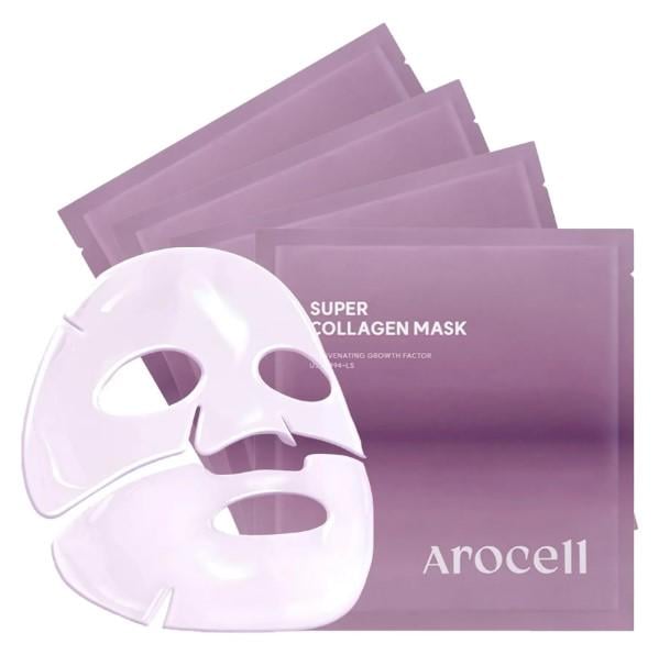 Маска гидрогелевая с коллагеном и пептидами для лифтинга и увлажнения Arocell Super Collagen Mask 43 г Маска гидрогелевая с коллагеном и пептидами для лифтинга и увлажнения Arocell Super Collagen Mask 43 г