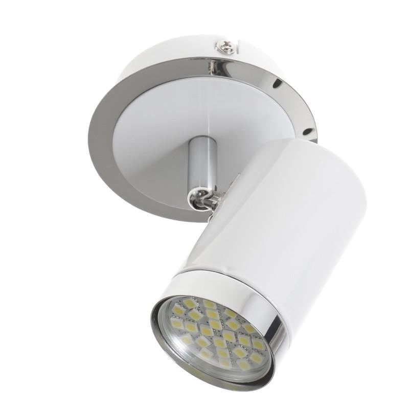 Светильник настенный накладной спот Brille HTL-174/1 GU10 WH 26-404