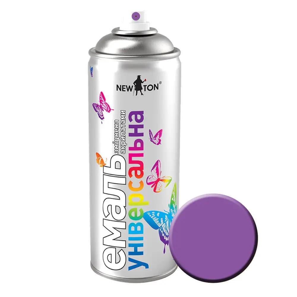 Краска-эмаль аэрозоль New Ton 4005 400 мл Фиолетовый (000000214) Краска-эмаль аэрозоль New Ton 4005 400 мл Фиолетовый (000000214)