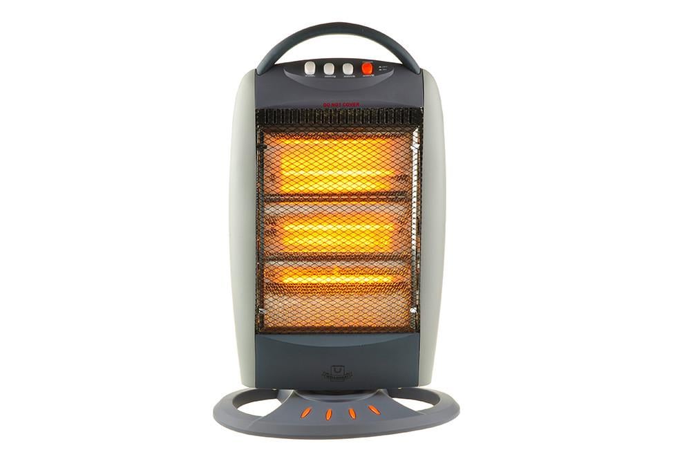 Инфракрасный обогреватель Wellamart напольный с галогеновыми лампами 1200 Вт (C422)