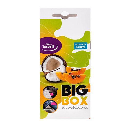 Ароматизатор под сиденье Tasotti Big box Papaya coconut 50 г (115799)