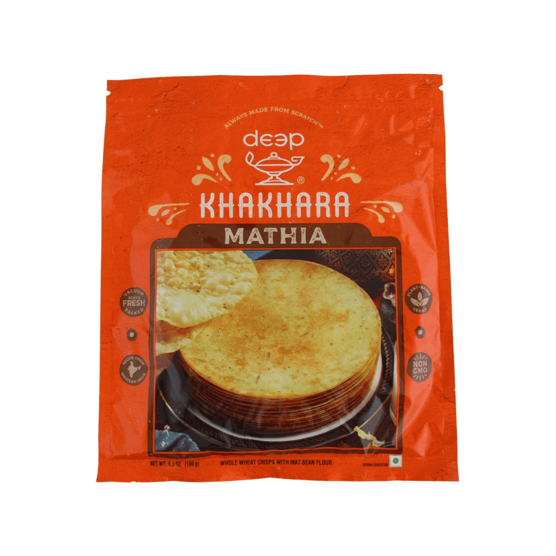 Закуска индийская Deep Mathia Khakhara Хрустящие лепешки 180 г (011433155731)