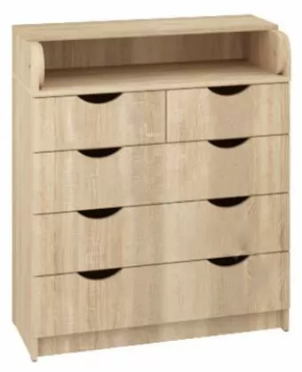 Комод пеленатор К 3+3 Дуб сонома (00027pehot) - фото 2 Комод пеленатор К 3+3 Дуб сонома (00027pehot) - фото 2