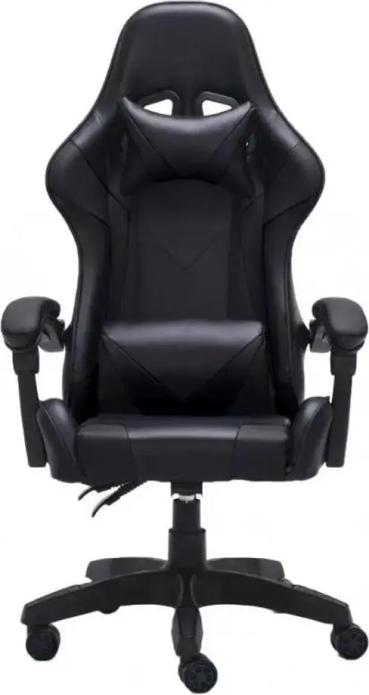 Геймерское кресло эргономичное Bonro BN-086 с подушкой Черный (25983100)
