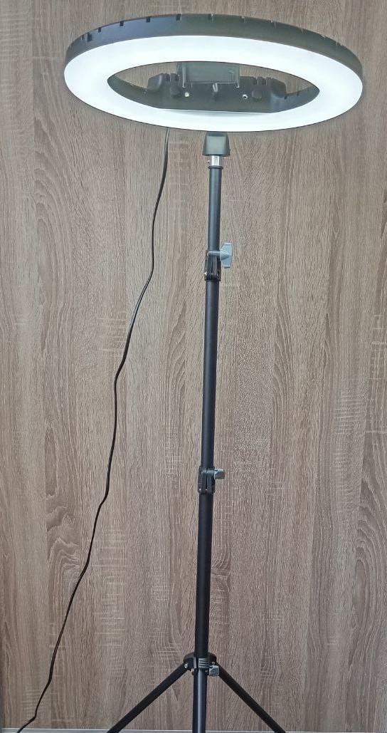 Лампа светодиодная кольцевая RL-14 с усиленным штативом 36 см 36 Вт (2472511830) - фото 6 Лампа светодиодная кольцевая RL-14 с усиленным штативом 36 см 36 Вт (2472511830) - фото 6