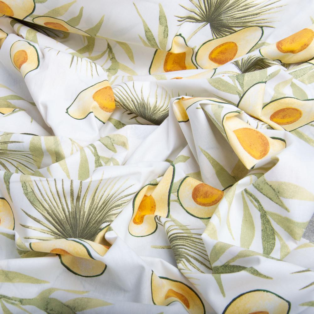 Ткань бязь ранфорс для постельного белья 24537 V-4 Авокадо 130 гр/м2 240 см (25667)