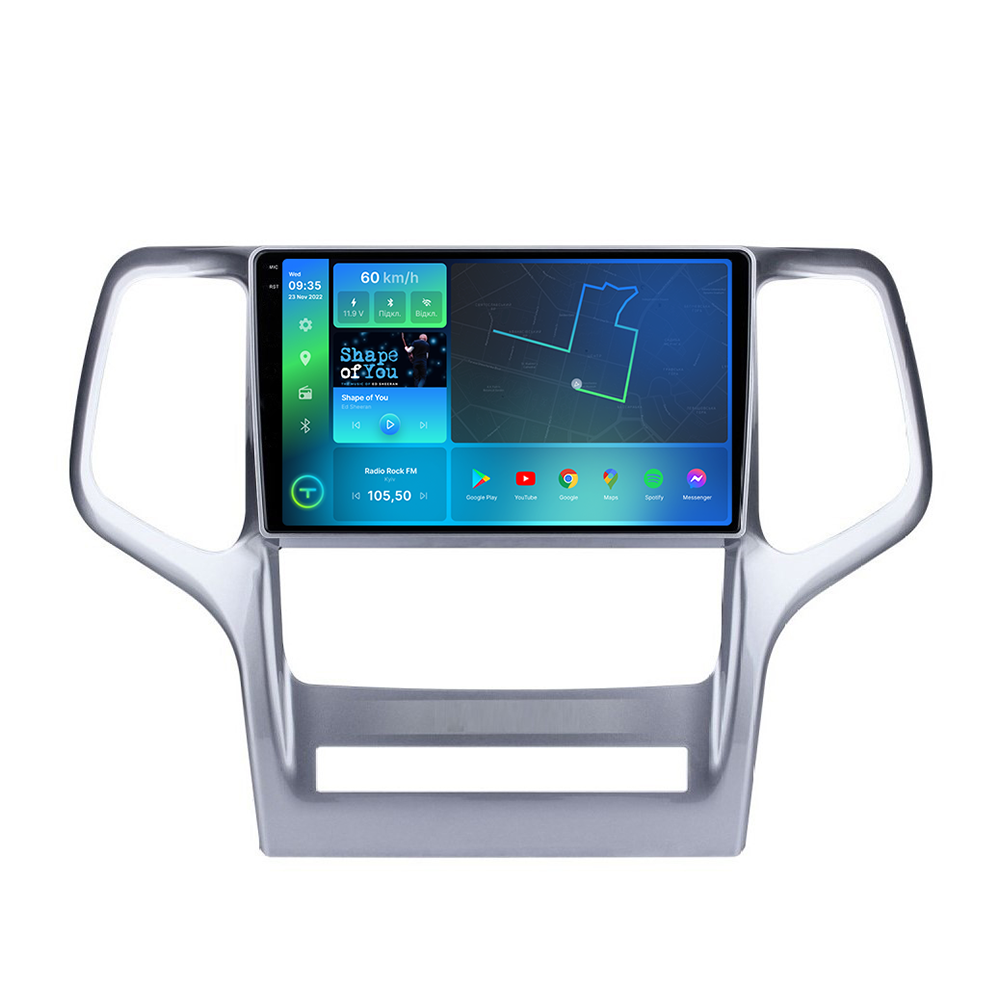 Автомагнітола штатна Torssen 2K F9464 для Jeep Grand Cherokee 2008-2012 р. 4G/Carplay/DSP 4/64 GB 9" (202300175)