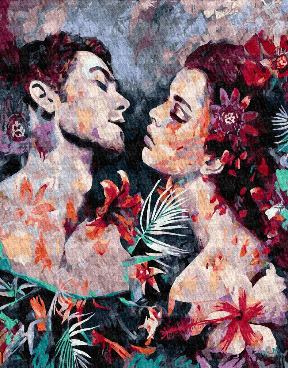 Картина по номерам Brushme Пара в цветах 40x50 см (BK-GX4024) Картина по номерам Brushme Пара в цветах 40x50 см (BK-GX4024)