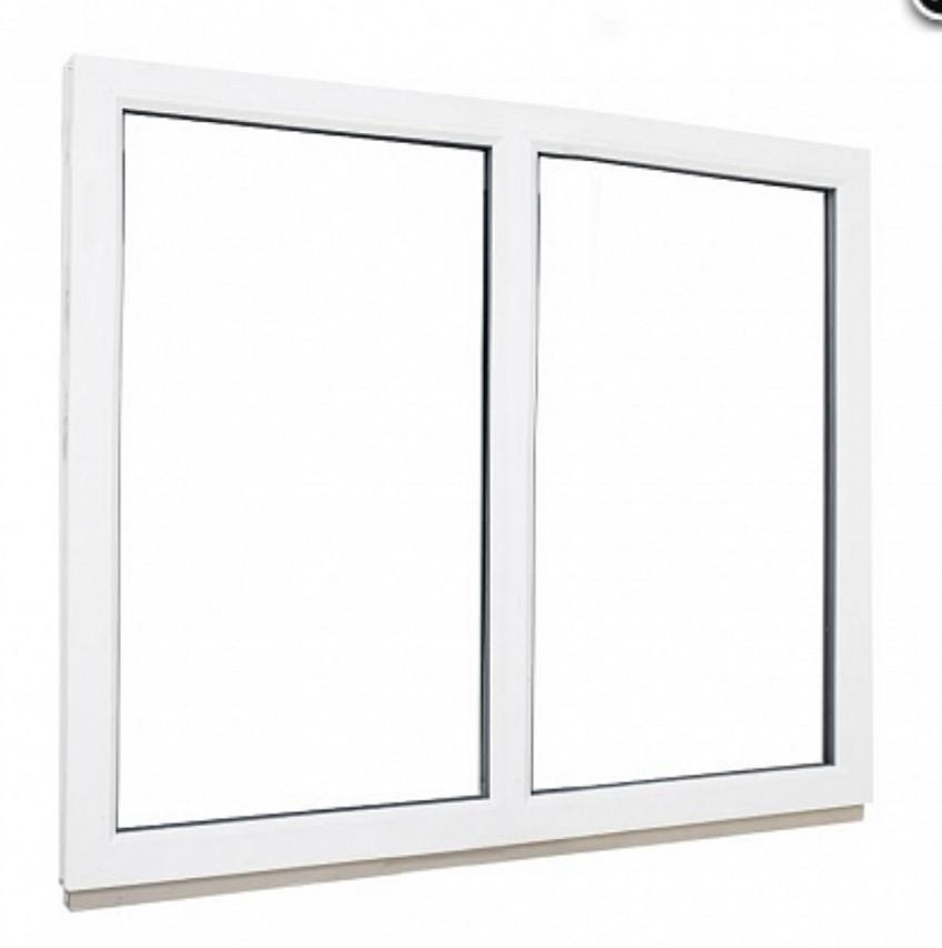 Вікно пластикове глухе Steko ПВХ двокамерний склопакет 70/1600x1600 мм Білий (32510564) Вікно пластикове глухе Steko ПВХ двокамерний склопакет 70/1600x1600 мм Білий (32510564)