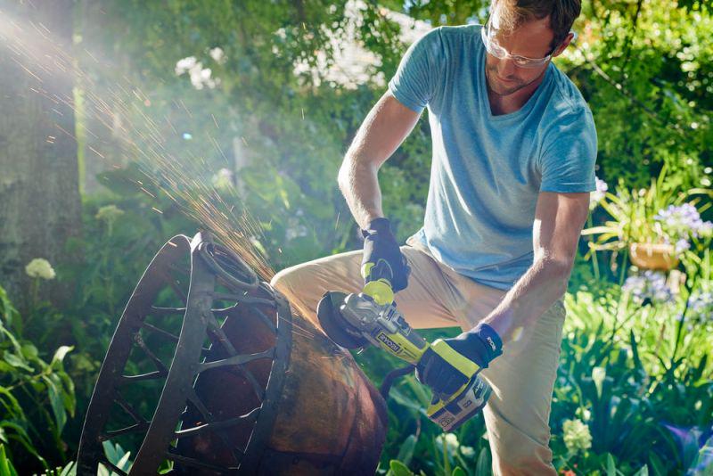 Болгарка кутова шліфувальна Ryobi R18AG7-0 ONE+ (5133002852) - фото 4 Болгарка кутова шліфувальна Ryobi R18AG7-0 ONE+ (5133002852) - фото 4