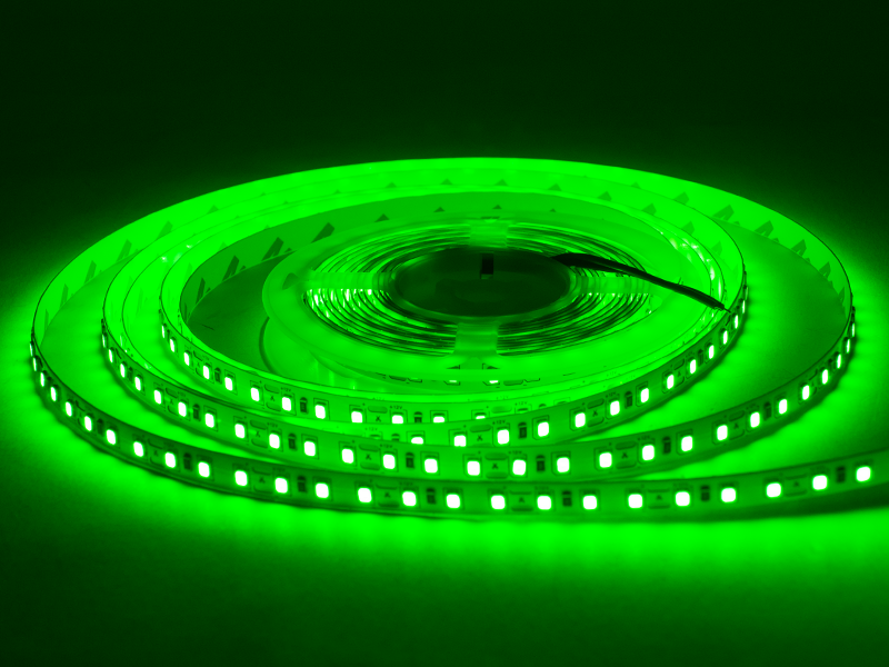 Светодиодная лента MTK 3528 двойная плата 120LED 12V IP20 Зеленый (MTK-600G3528 двойная плата 12) - фото 2