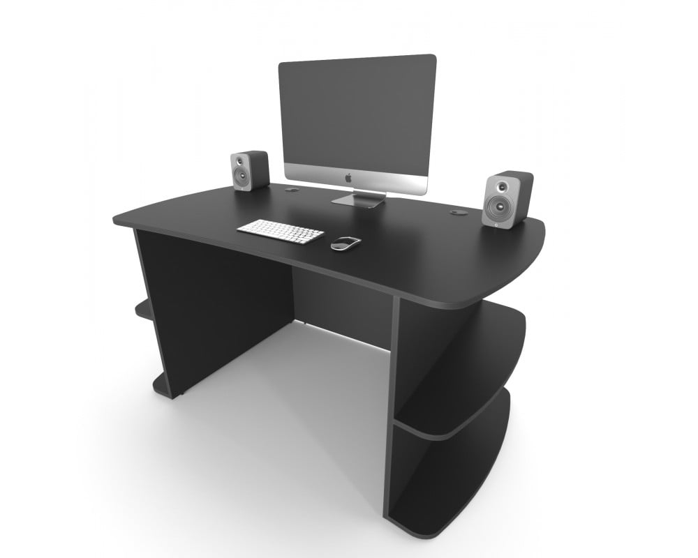 Компьютерный стол Zeus Floki Черный (645381d27f5fa26532407097)