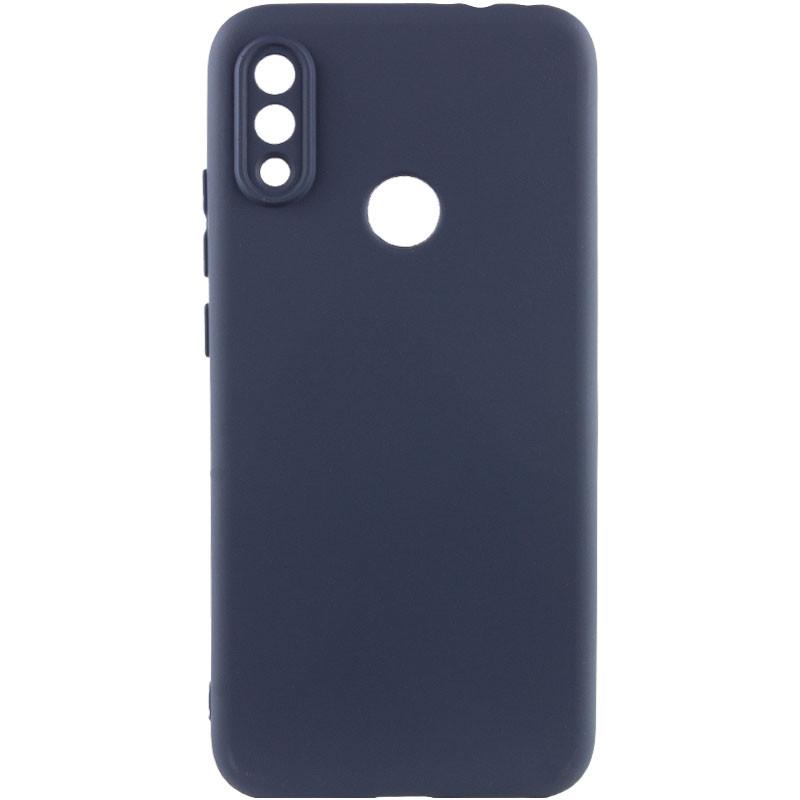 Противоударный чехол TPU GETMAN Liquid Silk Full Camera для Xiaomi Redmi Note 7 / Note 7 Pro / Note 7s Синий / Midnight Blue