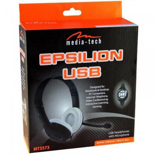 Навушники з мікрофоном Media-Tech EPSILION USB (MT3573) - фото 6