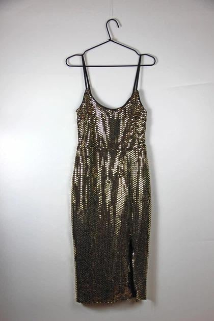 Платье Missguided 10203719 р. 38 Золотой