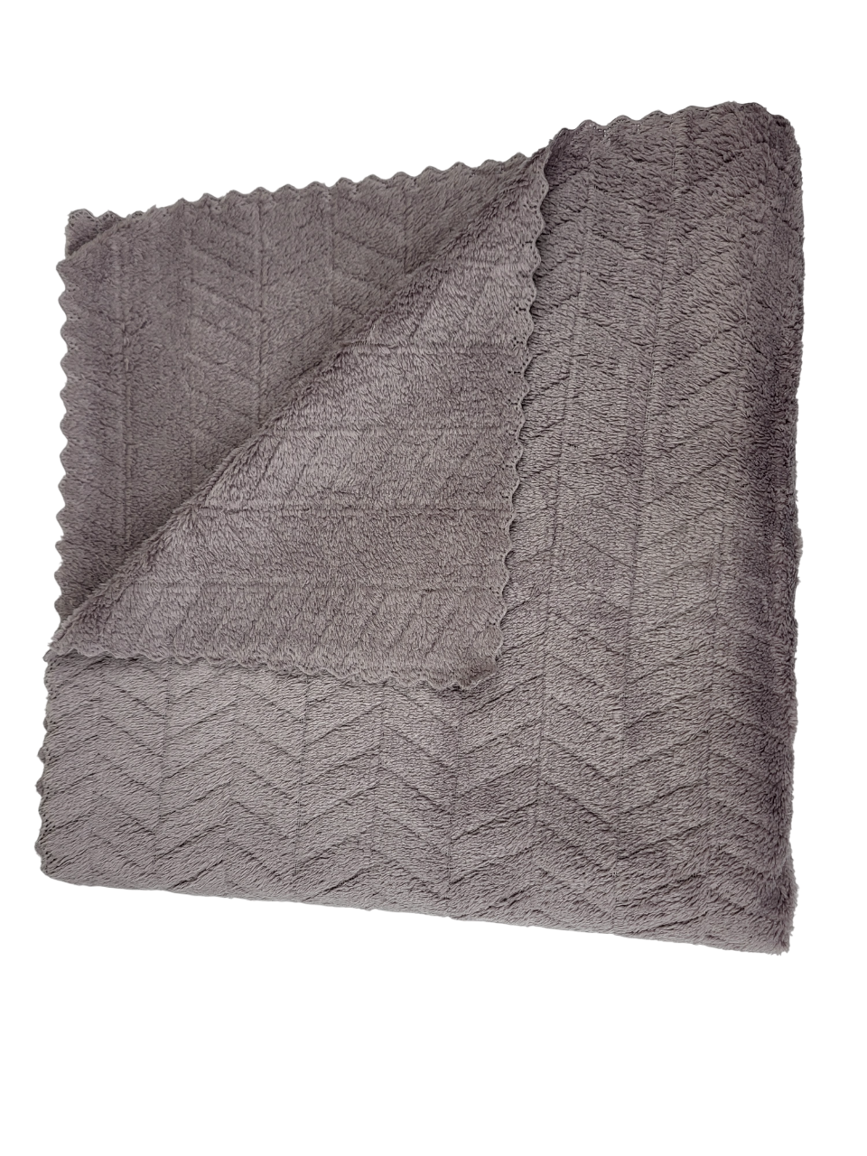 Полотенце микрофибра для лица Елка 100х50 см Серый (1748) - фото 2 Полотенце микрофибра для лица Елка 100х50 см Серый (1748) - фото 2