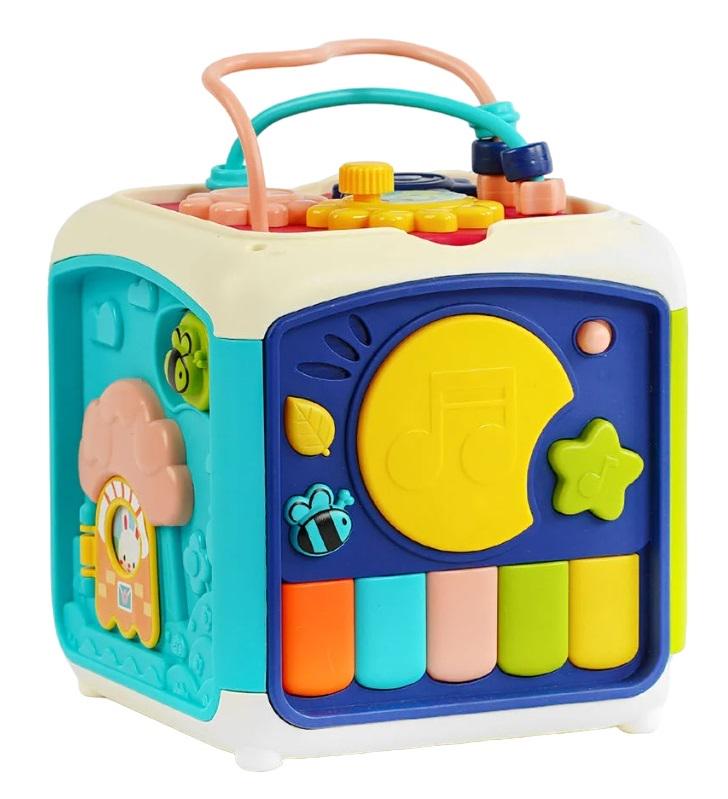 Куб розвивальний TK Union Group українське озвучування/пісні/казка/цифри/ксилофон/світло Multicolor (126521)
