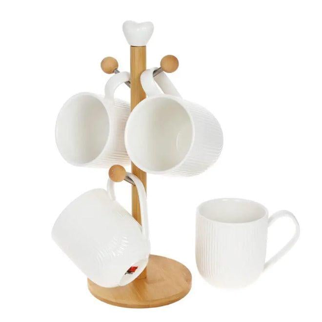 Набор фарфоровых чашек Flora Naturel 340 мл 4 шт. (32653)