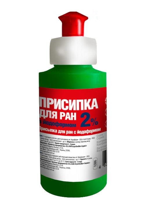 Присыпка для ран O.L.KAR с йодоформом 2% 50 г (7419)