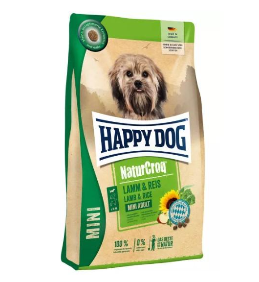 Корм для собак Happy Dog Natur Croq Mini з ягнятком та рисом 4 кг (61215)