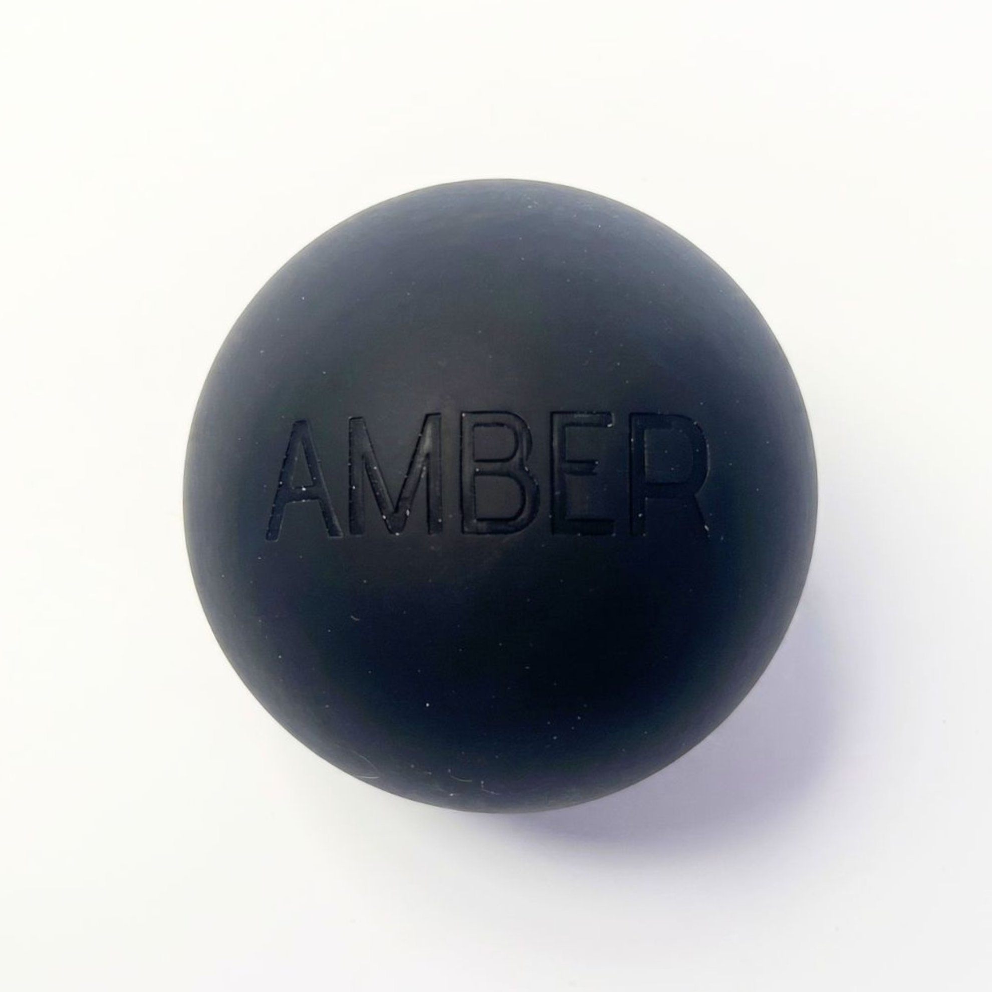 Массажный мячик Amber силиконовый 6 см Черный (ar500BS6blk)
