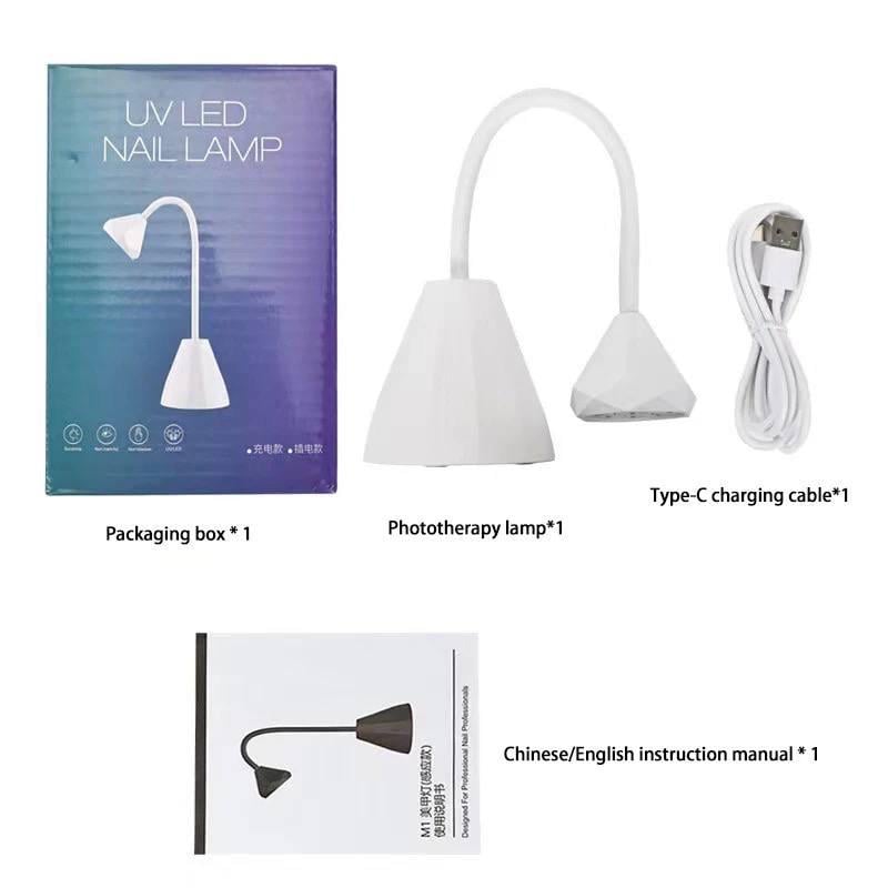 Лампа UV/LED 1 для сушіння нігтів на акумуляторі та USB - фото 5 Лампа UV/LED 1 для сушіння нігтів на акумуляторі та USB - фото 5