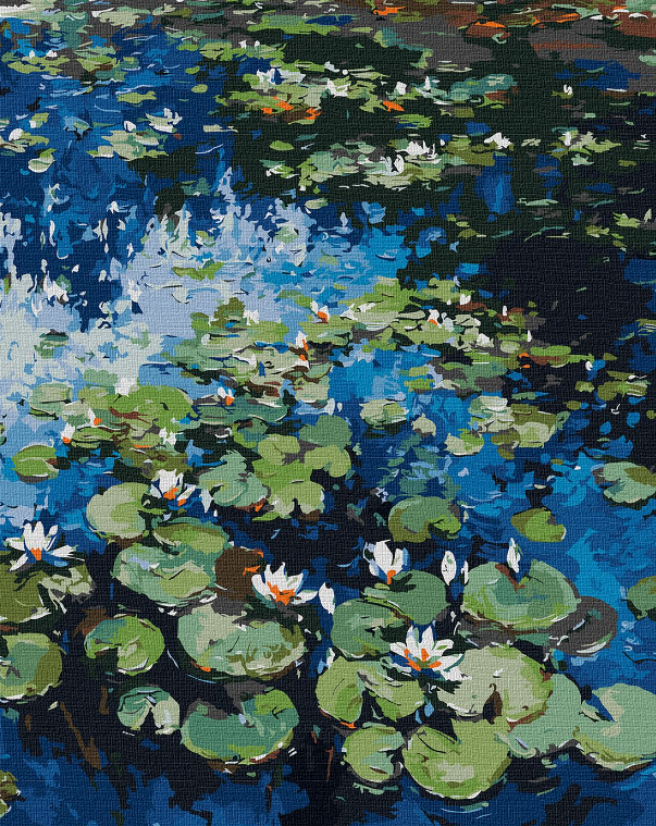 Картина по номерам Идейка Водяные лилии Клод Моне 40х50 см (KHO2858)