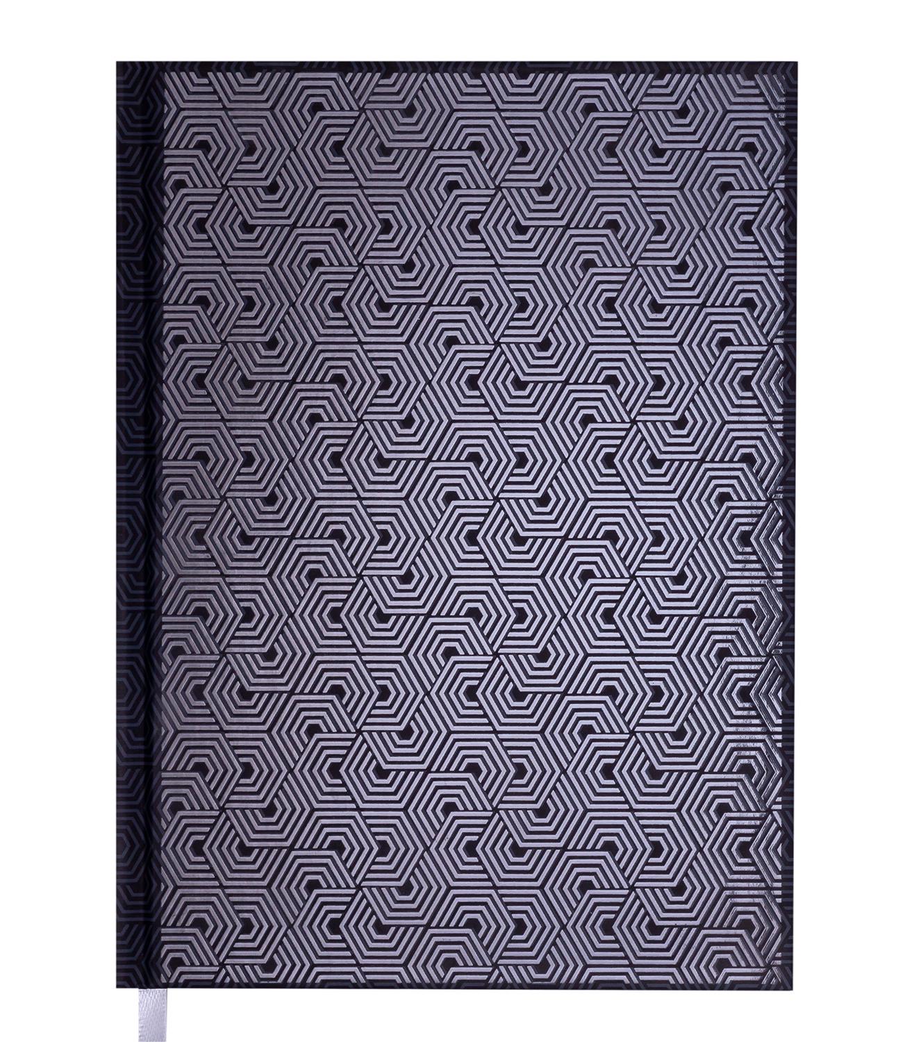 Дневник датированный Buromax Velvet A5 336 страниц Черный (BM.2163-01)