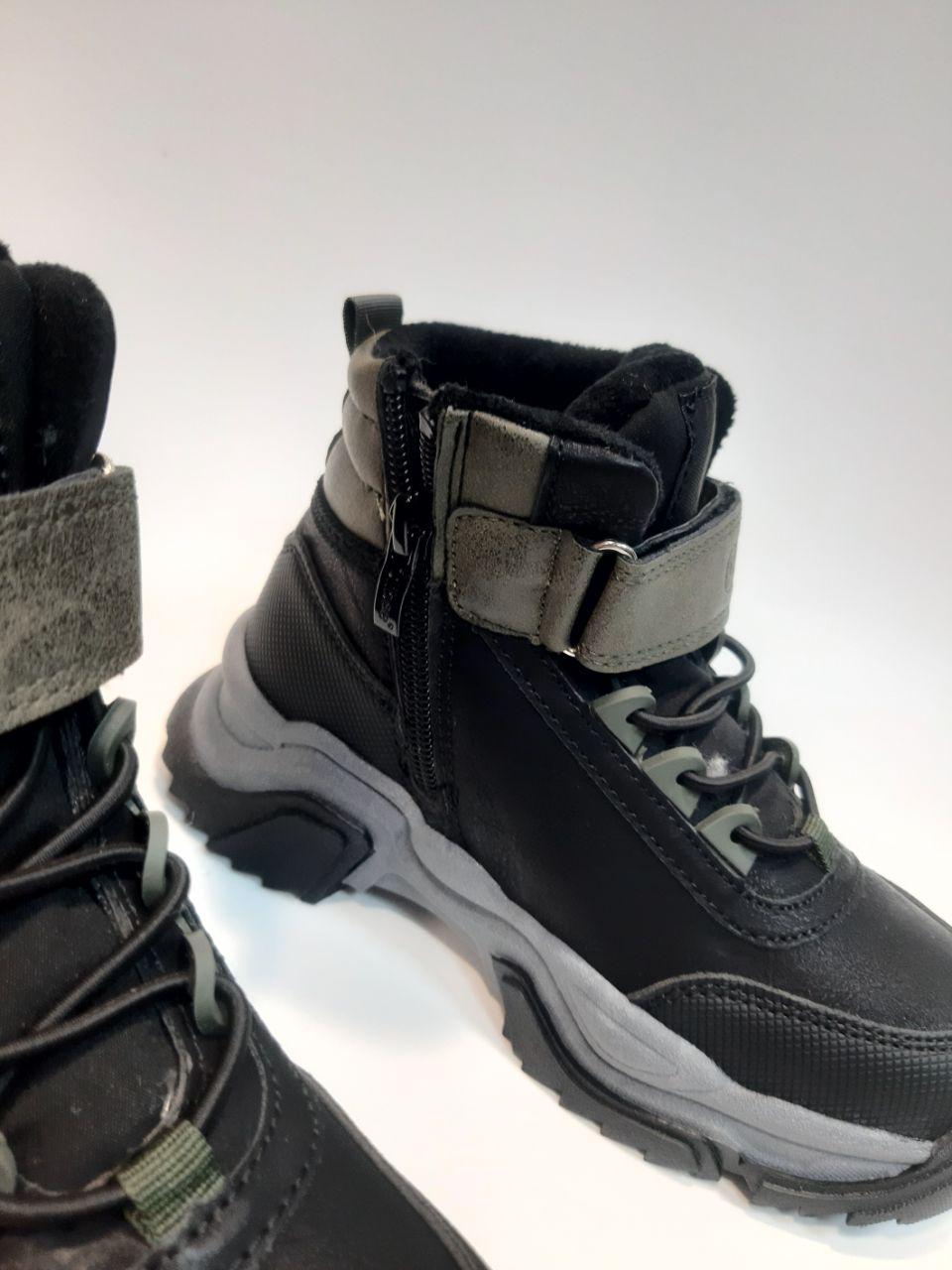 Черевики зимові Clibee для хлопчика р. 36 22,9 см Чорний (302 bl/gr) - фото 6 Черевики зимові Clibee для хлопчика р. 36 22,9 см Чорний (302 bl/gr) - фото 6