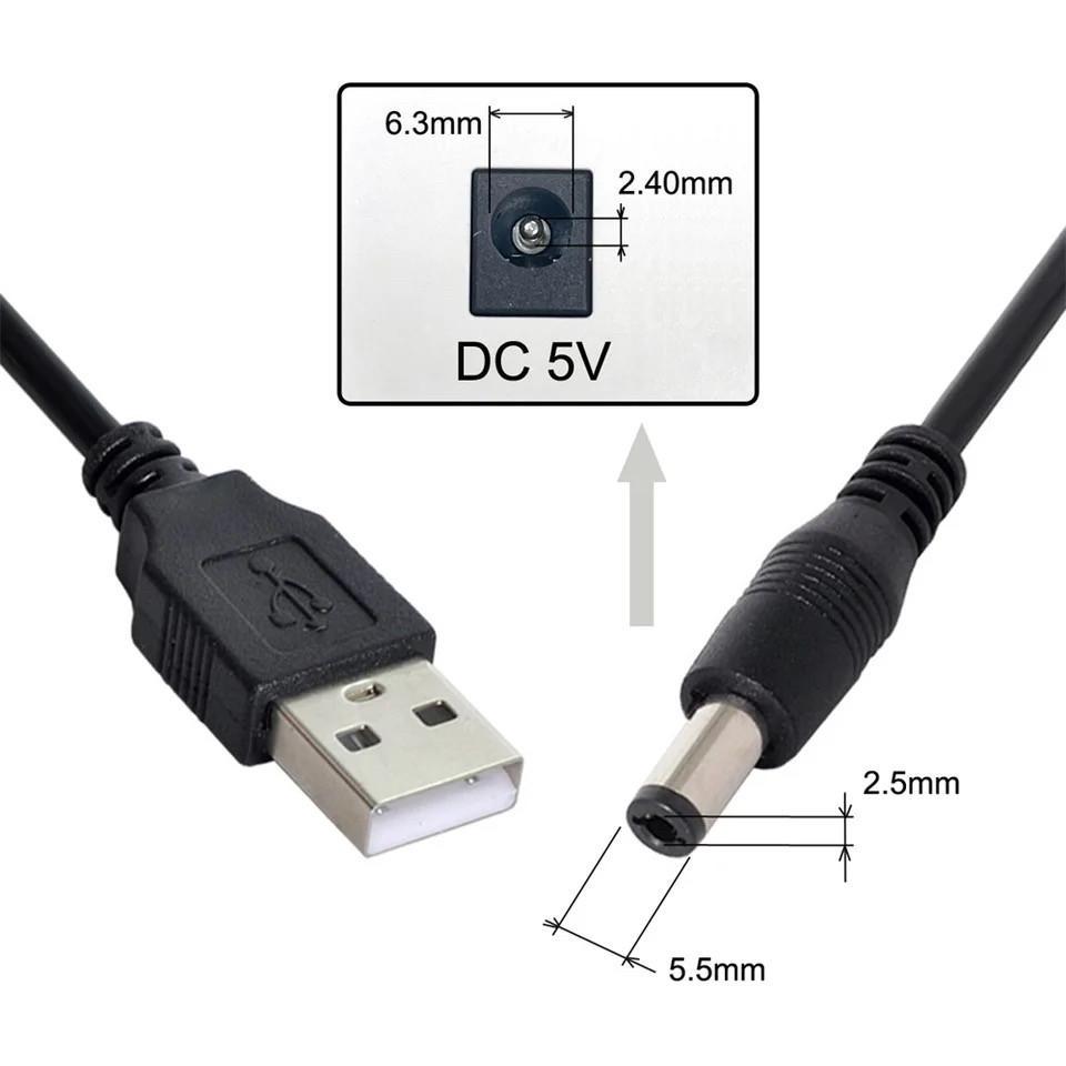 Кабель для роутера USB DC 5,5x2,5 мм 5V (7659) - фото 4