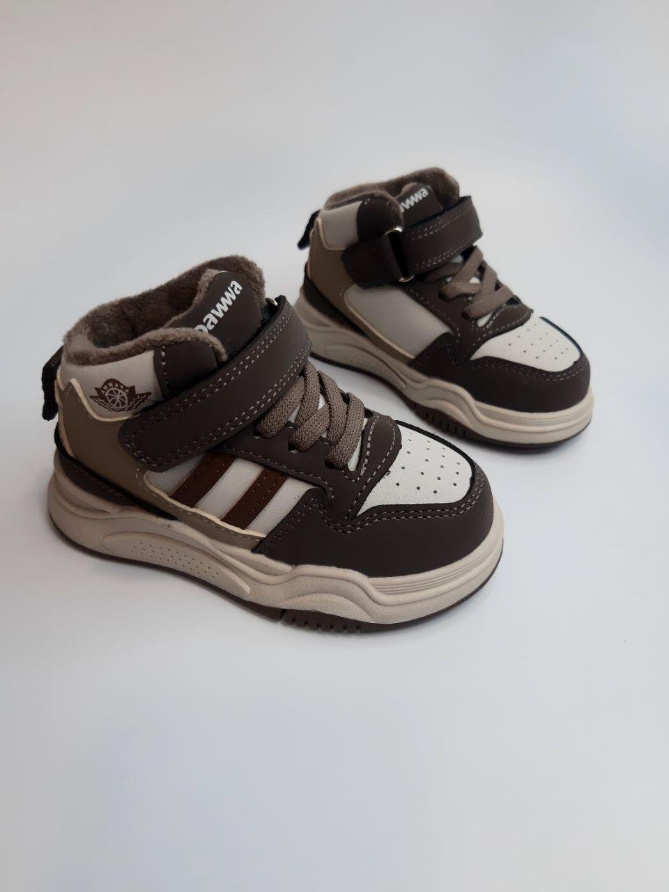 Кроссовки для мальчика Apawwa р. 21 13 см Коричневый (6526 beige)