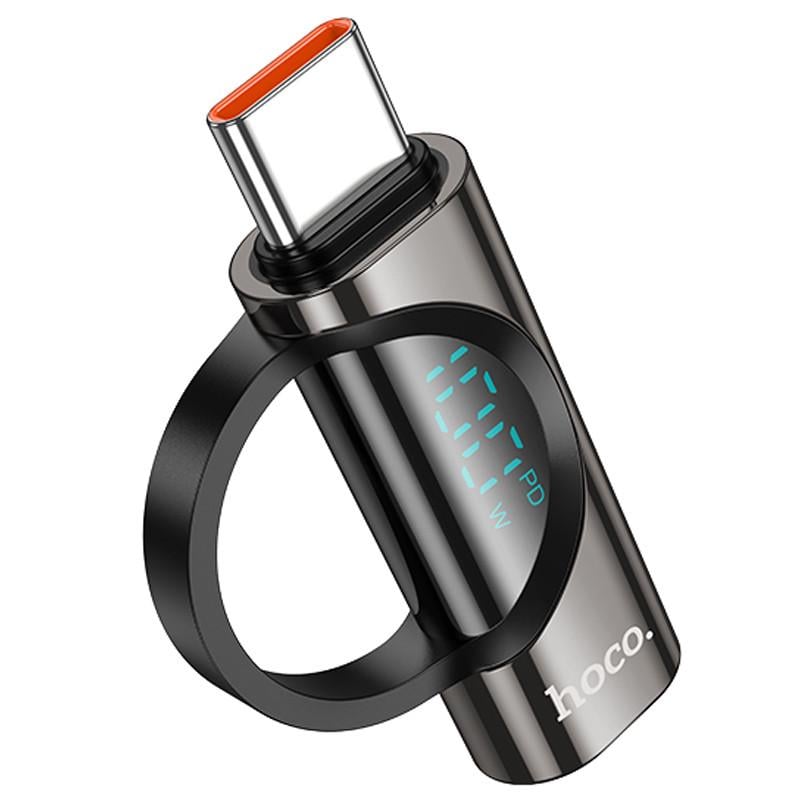 Перехідник Hoco UA32 Type-C male to Type-C female display adapter Black (00000074153_2) Перехідник Hoco UA32 Type-C male to Type-C female display adapter Black (00000074153_2)