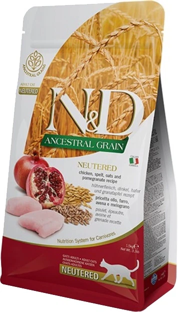 Корм сухой для кошек Farmina N&D Low Grain NEUTERED CHICKEN 300 г (156431)