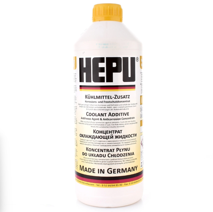 Рідина охолоджувальна Hepu Антифриз -38 °C G11 жовта 1,5 л