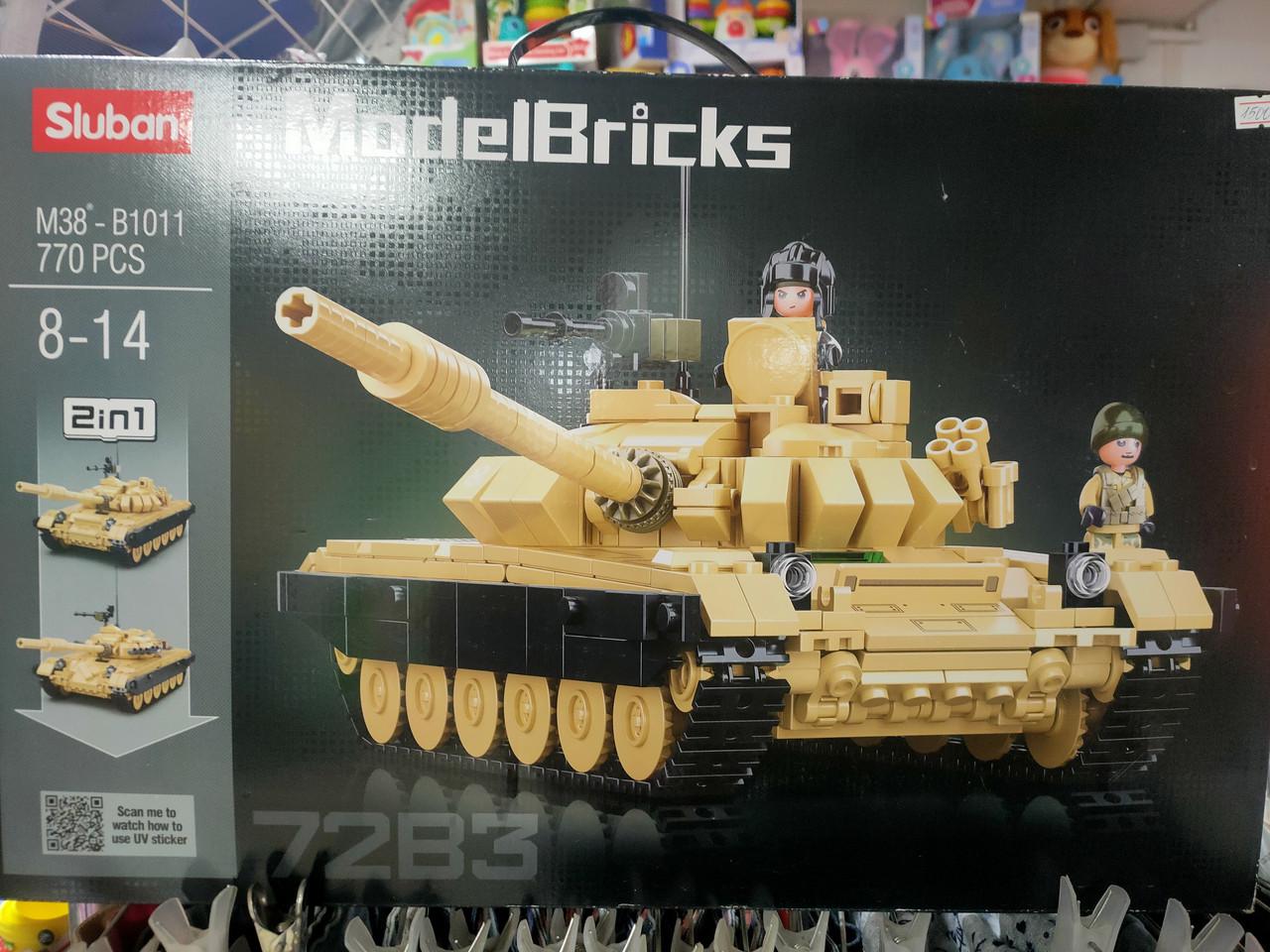 Конструктор Sluban Танк 770 деталей (23654759)