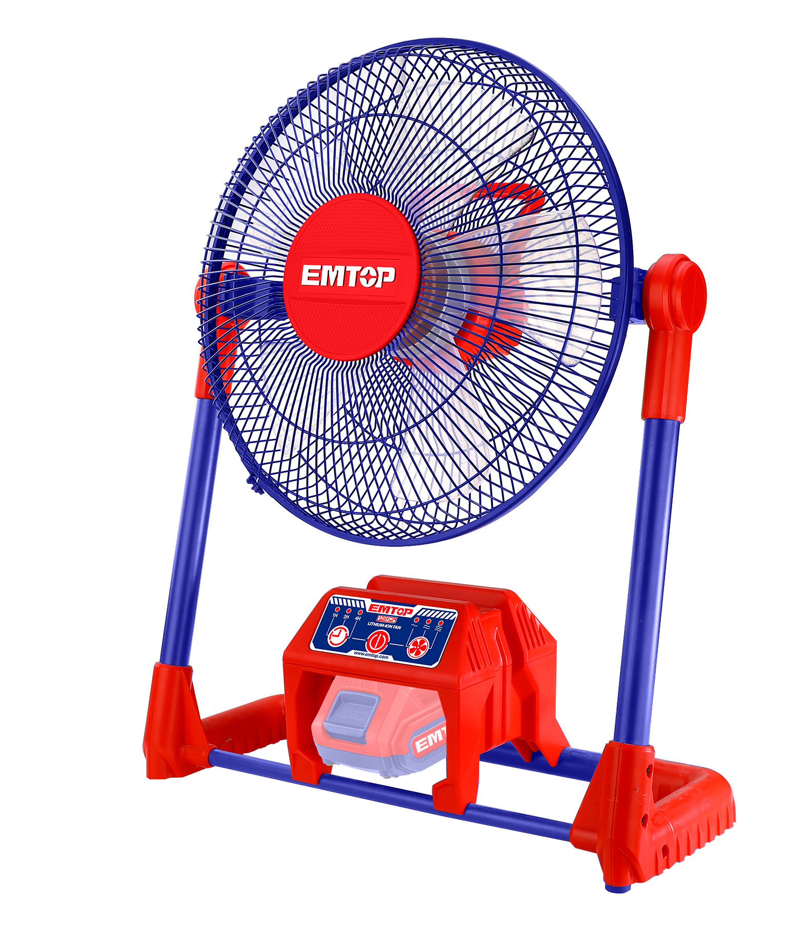 Вентилятор аккумуляторный EMTOP ELFN2001 без АКБ и ЗУ