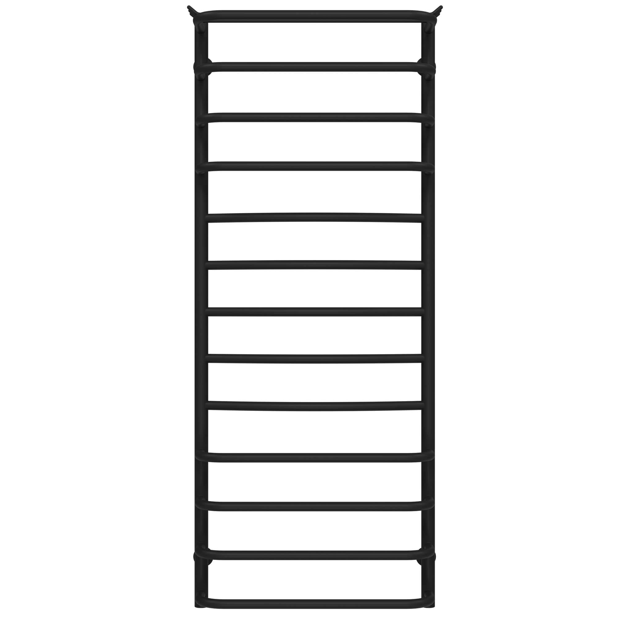Полотенцесушитель водяной Deffi Юность П13 боковое правое подключение нержавеющая сталь 500х1300 мм Черный (C.YU.130.50.13.B.C)