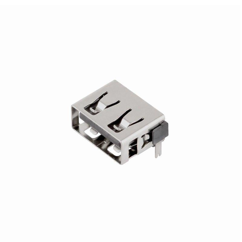 Гнездо USB A угловое короткое SMD (A150018)