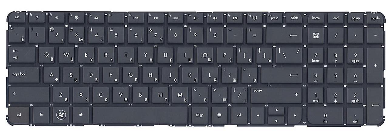 Клавіатура для ноутбука HP Pavilion DV7-7000 матова (681980-251)