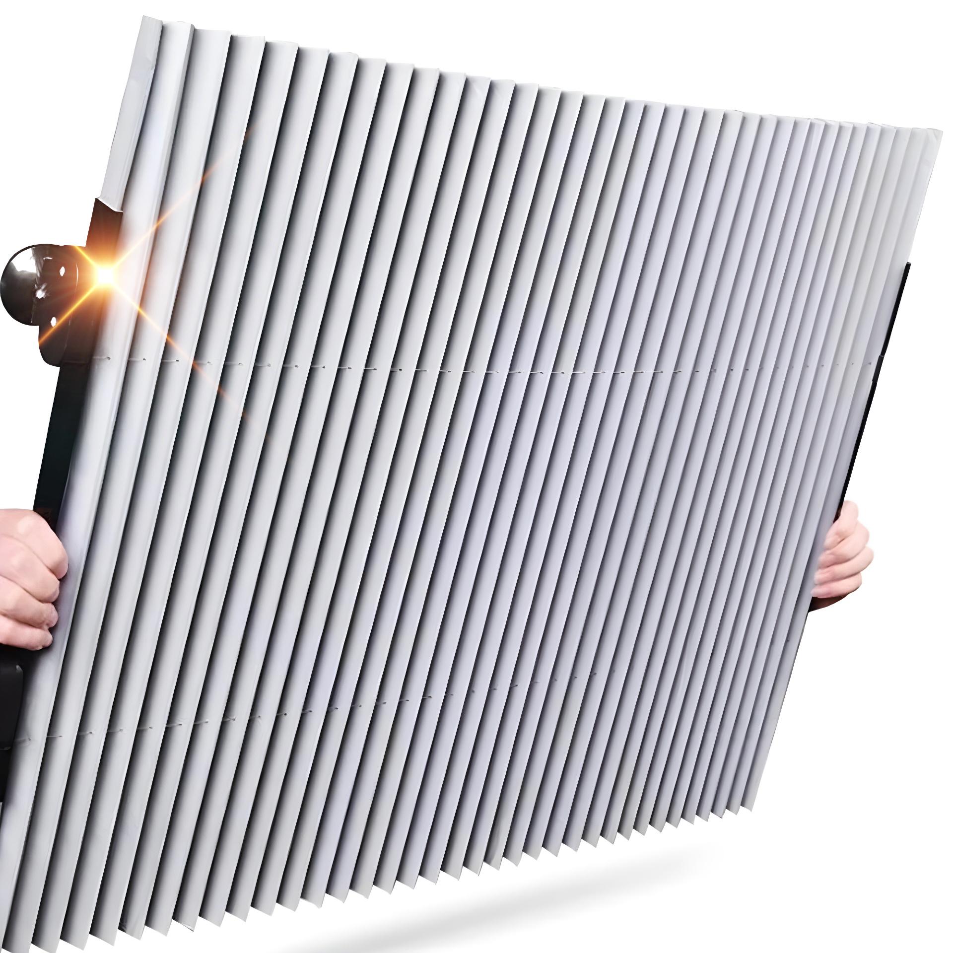 Шторка сонцезахисна Carguard Гармошка для лобового та заднього скла на присосках 150х70 см (440583380)