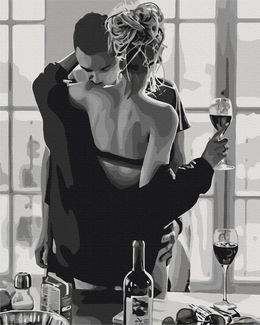 Картина по номерам Brushme Страстная пара BS34134 40х50 см Картина по номерам Brushme Страстная пара BS34134 40х50 см